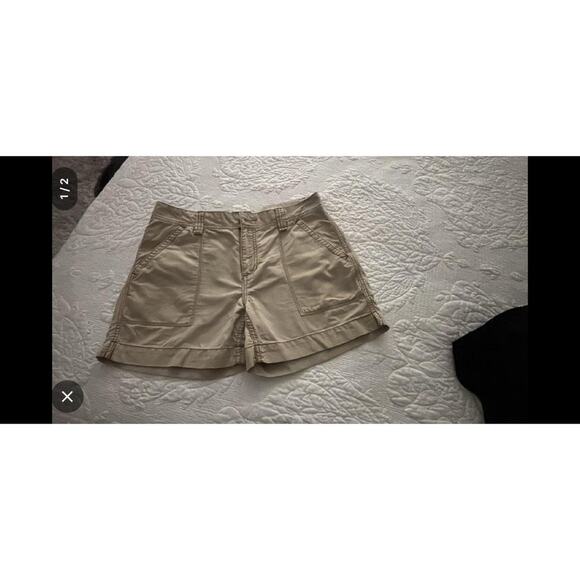 Polo Jeans Co. by Ralph Lauren Pants - Polo Jeans Co Ralph Lauren Khaki Shorts Womens Size 6 Cargo Pockets Casual